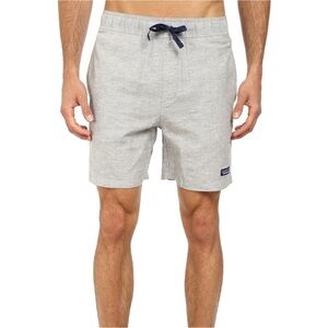 Patagonia Baggies Shorts Mens XXL Gray Chambray Feather Naturals Gorpcore New